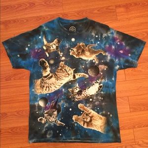 DOM Cats in Space T-shirt